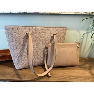 Nanette Lepore 2 Pc Brielle Print Tote Bag in Bag Set